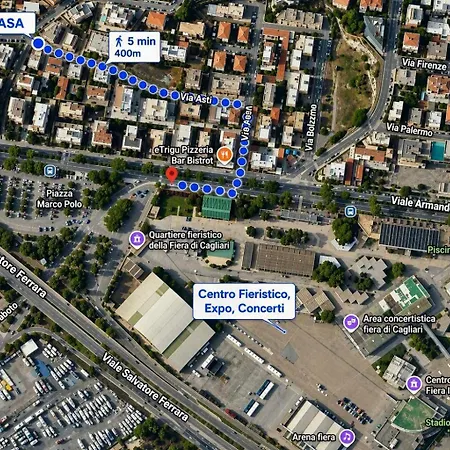 Bonaria X 6-fiera Centro E Poetto Self Check-in Apartamento *